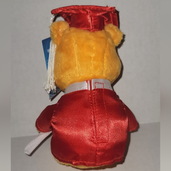 Disney Winnie-the-Pooh graduation bear New tags diploma cap shirt gown tassle - Picture 3 of 8